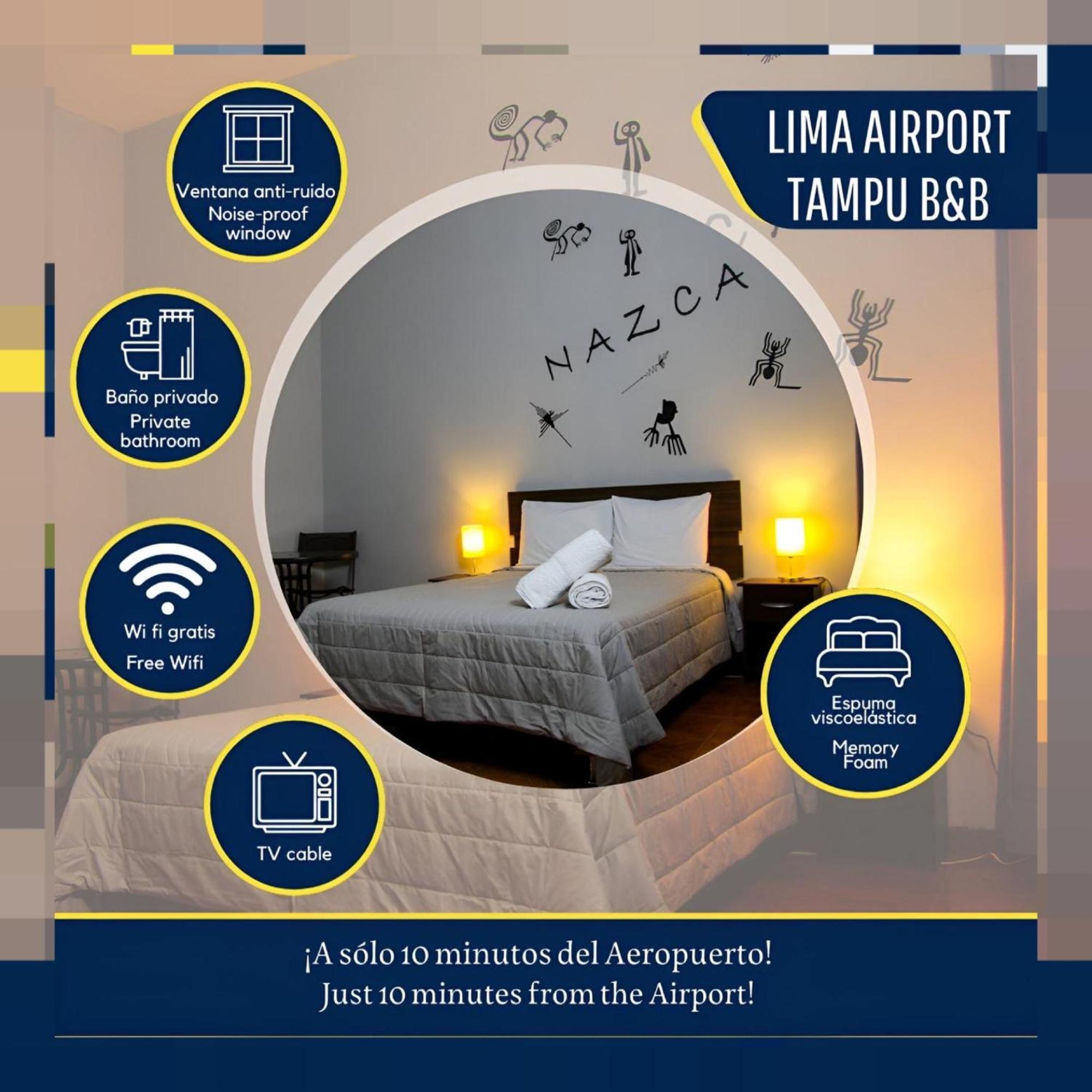 Lima Airport Tampu Bed & Breakfast ภายนอก รูปภาพ